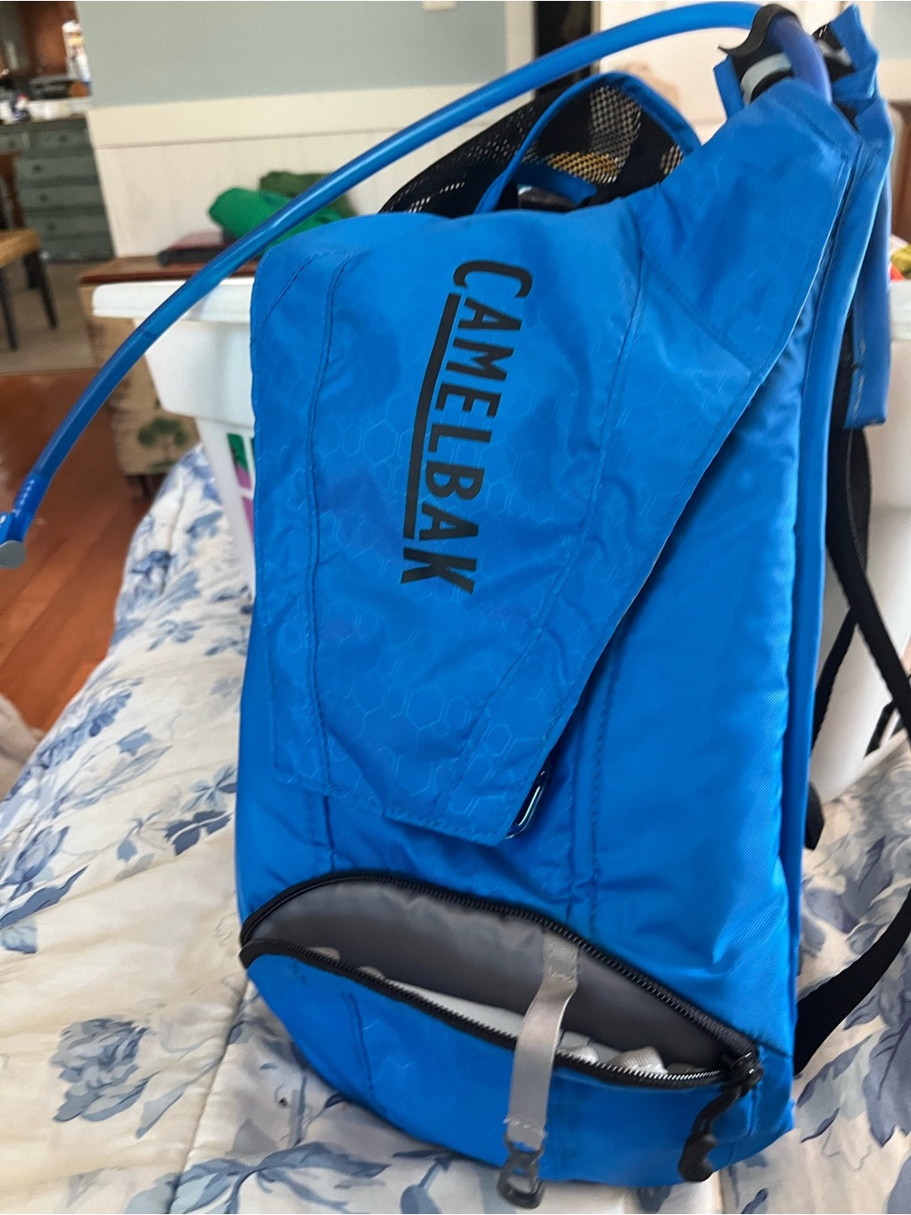 CamelBak Bright Blue Hydration Backpack with Drinking Tube